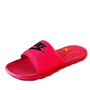 Nike Mens Victori‎ One Red Slides Size 7 Sandals